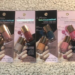 Le Mercerie Nail Polish Set of 4, Total of 8 Polishes.